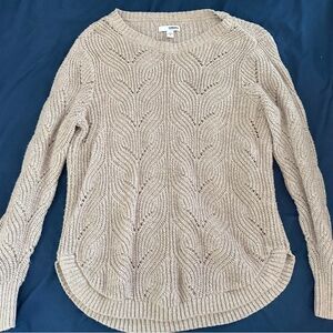 Sonoma Women's Cream Knit Sweater
